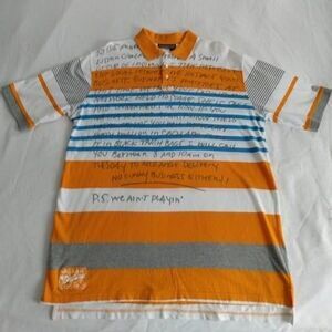 Roca Wear "We Ain't Playing" Polo Shirt Size XL